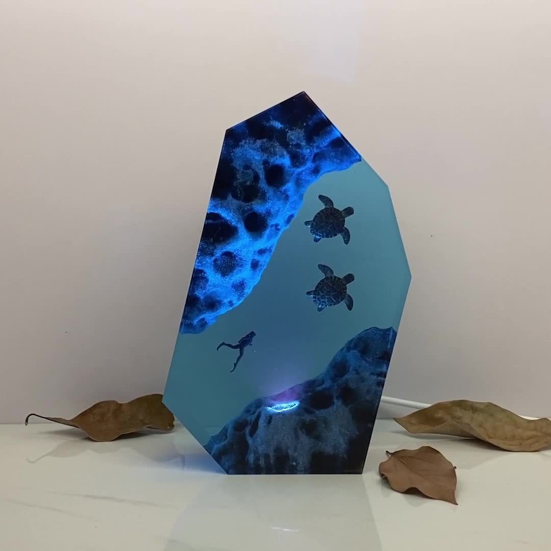 Schildkröten-Taucher Lampe
