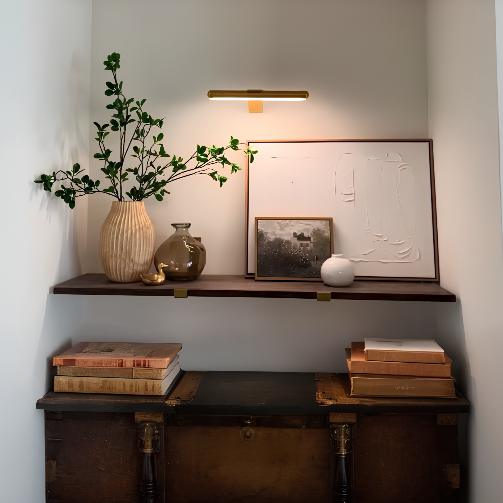 Kabellose Kunst-Wandleuchte