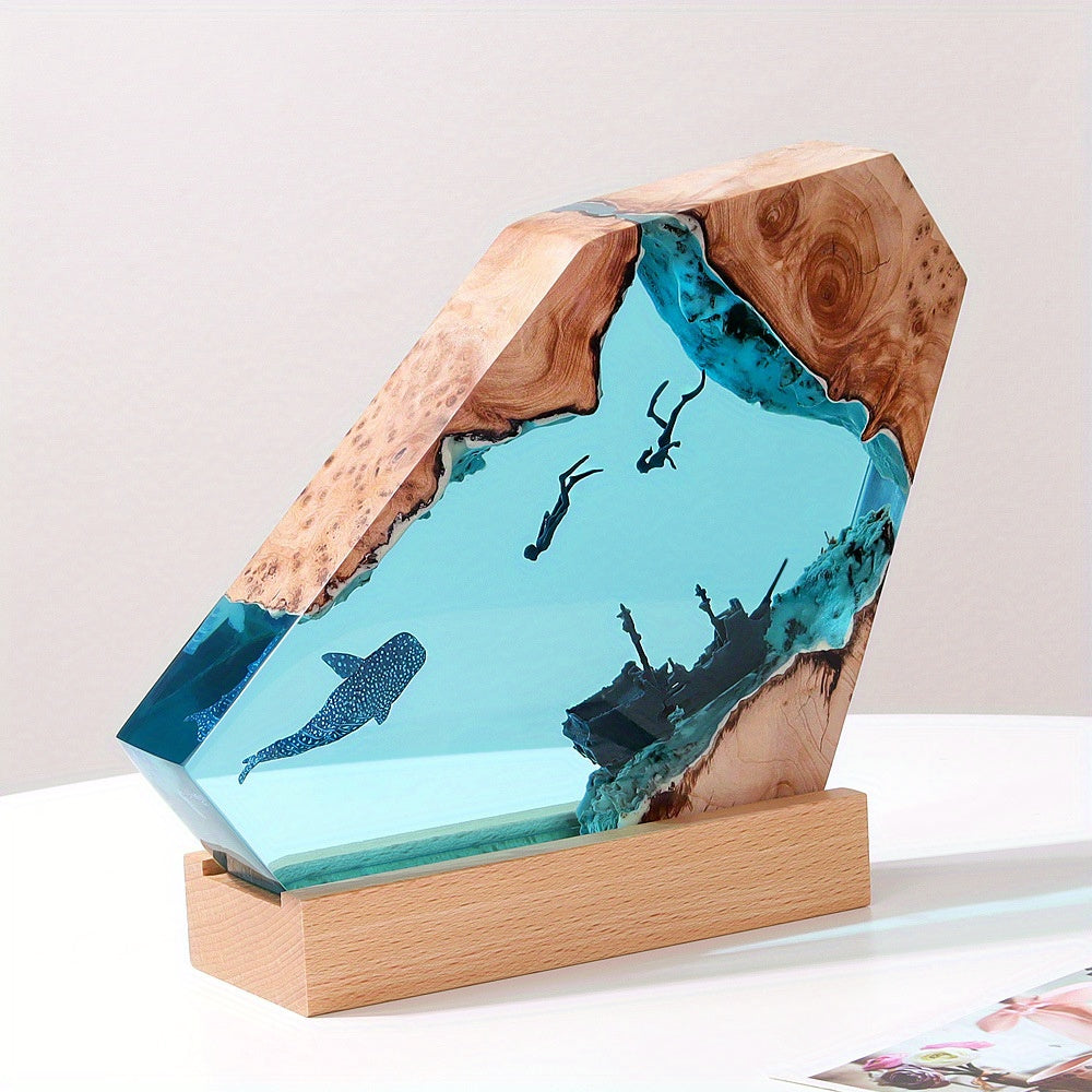 Maritime Holzlampe